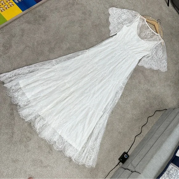 Baltic Born White Lace Maxi Dress - Picture 9 of 15